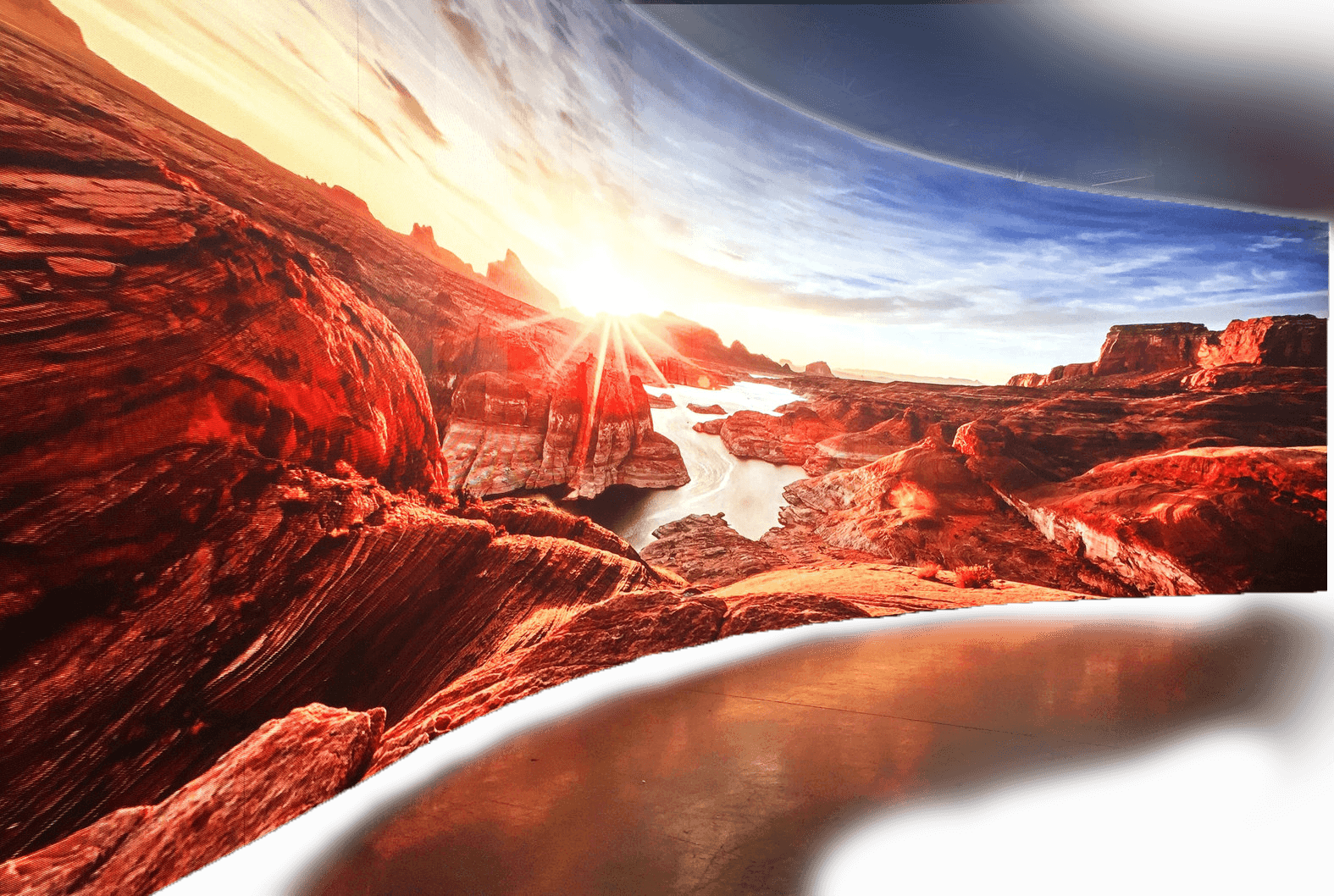 Flexible LED Strip Display - Ultra-flexible LED strips perfect for creative and architectural applications.