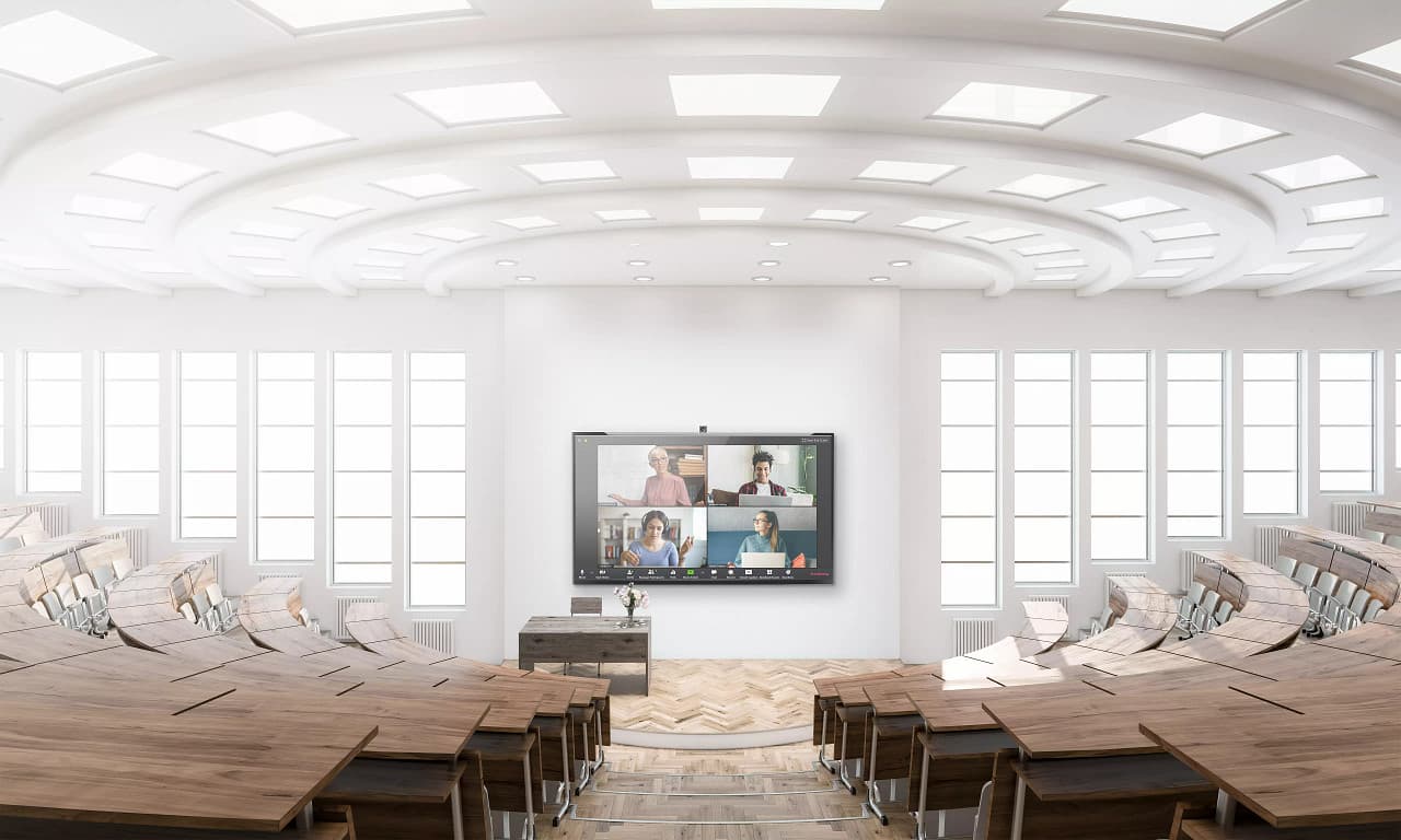 Led displays used in a class room